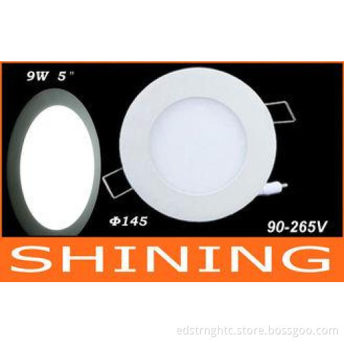 9W 600Lm Indoor Nature White SMD LED Panel Light With CE Ap